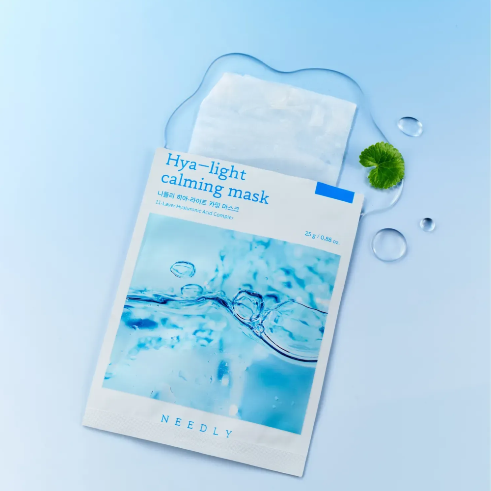 NEEDLY Hya-light Calming Mask 25g - Зволожувальна маска з гіалуроновою кислотою - фото №1 NEEDLY Hya-light Calming Mask 25g - Зволожувальна маска з гіалуроновою кислотою - фото №1